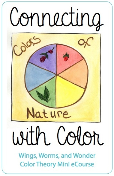 Expand your nature journaling with a deeper understanding of color and color mixing! Check out Wings, Worms, and Wonder's Connecting With Color eCourse!