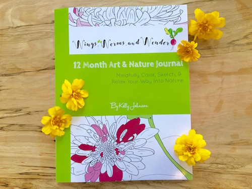 Get creatively connecting with Nature month by month in the Wings, Worms, and Wonder 12 Month Art and Nature Journal! 