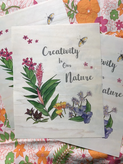 How do you express the creativity inherent within you? Click for some ideas and inspiration on the creative spark within us all!
