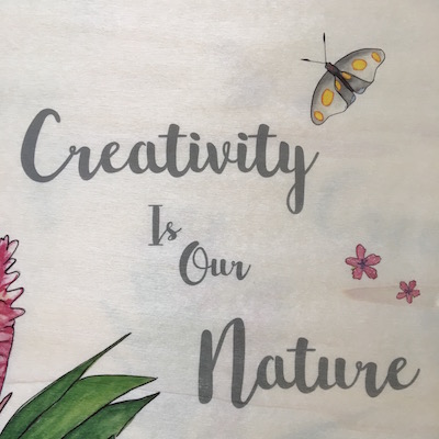 How do you express the creativity inherent within you? Click for some ideas and inspiration on the creative spark within us all!