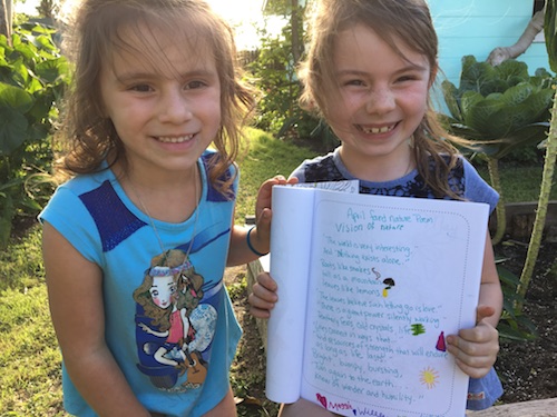 Since this month is National Poetry Month, we're going to have a little Wonder Wednesday fun with found poetry! Click to get your Wings, Worms, and Wonder creative nature connection activity!