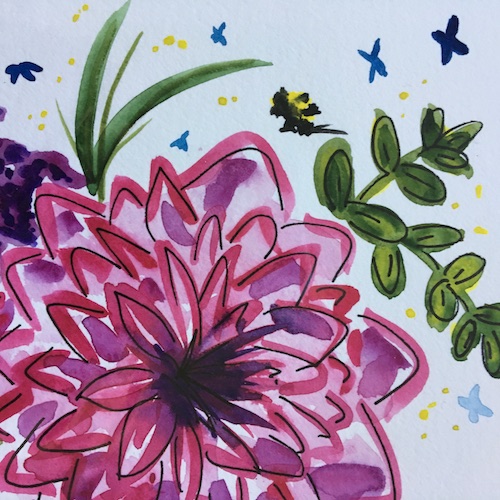 Explore color with wings 3 part blog series and contest! Click to expand your understanding and application of color theory in your nature art journaling!