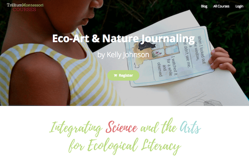 Encore presentation collaboration of my Eco-Art workshop with Trillium Montessori! Click to join!