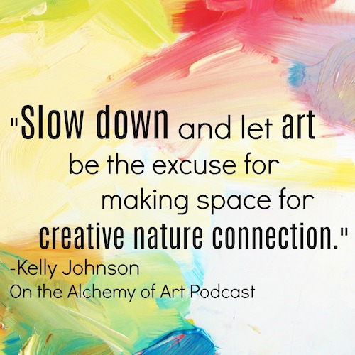 when we immerse ourselves into the process of art making and nature connecting, rather than possessing the finished product, we are open to so many possibilities in our creative process. Click to discover lots of Wings, Worms, and Wonder creative nature connection tips and art tricks!