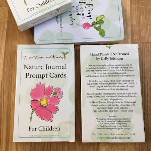 The NEW Nature Journal Prompt Cards for Children, edition 2 are real and available to the world!! Check them out and Get yours here!