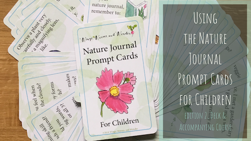 Take your creative nature connections deeper than just a quick fix! Click for Wings, Worms, and Wonder inspiration, ideas, and a sneak peek at the new Nature Journal Prompts Card Deck Edition 2!