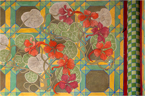 Floral and geometrics combine super powers in the turn-of-the-century art work of Stanisław Wyspiański! Click to learn more and get inspired to make your own clashes with Wings, Worms, and Wonder!