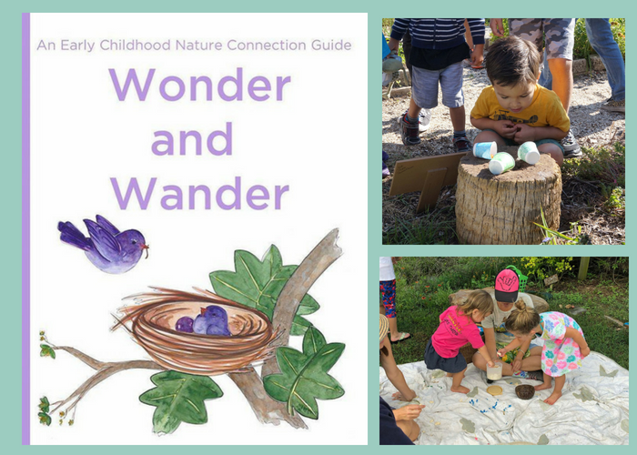 Let's nature journal in early childhood! Click for a post chock full of activities to get children under 6 creatively connecting with nature the Wings, Worms, and Wonder way!