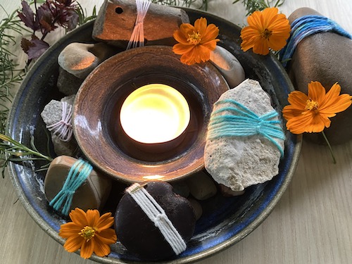 Celebrate the darkest nights with the grounding of stones and handwork! Click for the Wings, Worms, and Wonder Stone Wrapping Wonder Wednesday 101 Activity!