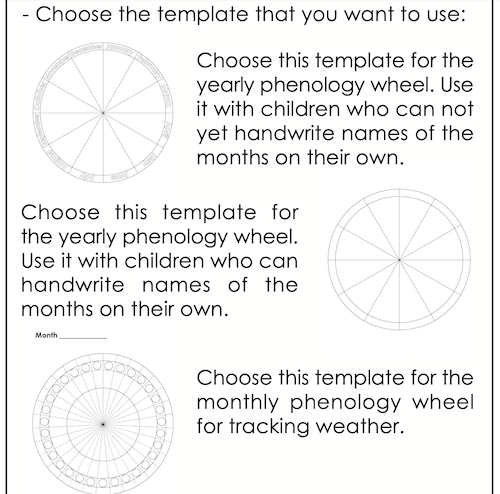 It's Wonder Wednesday 102 Phenology Wheels! Click for this special guest contribution from I Believe In Montessori!