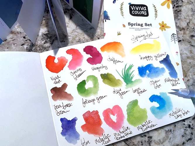 Wings, Worms, and Wonder with Viviva colors cobranded exclusive watercolor paint set! Click to get yours while they last!